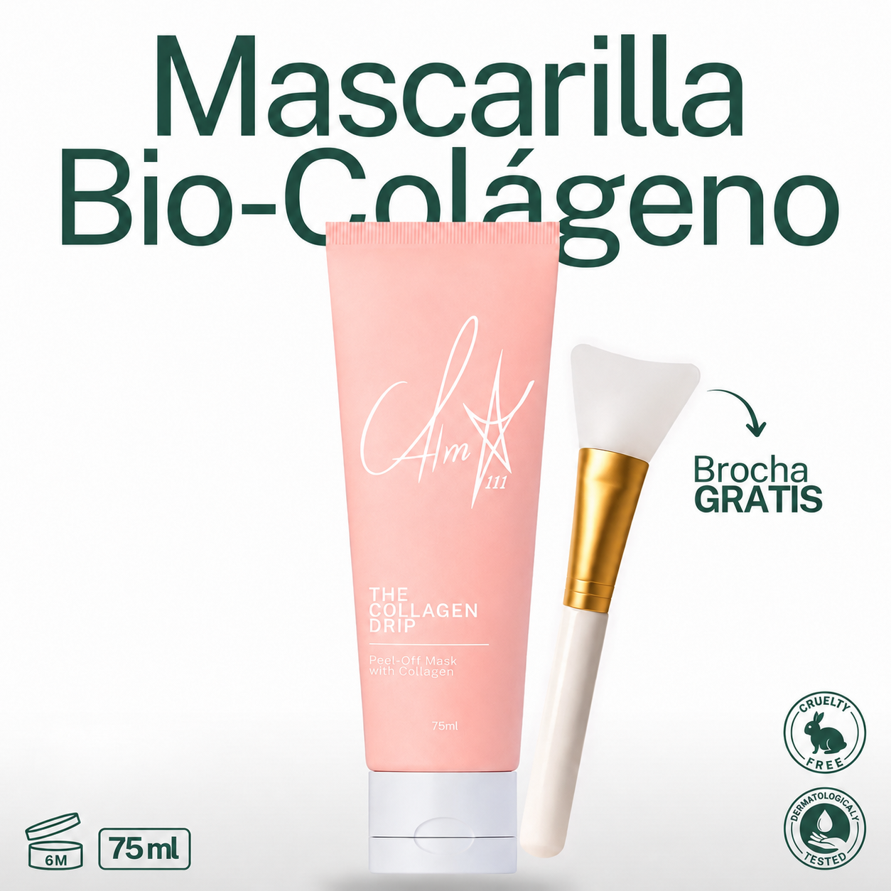 Mascarilla de Biocolágeno con Ácido Hialurónico