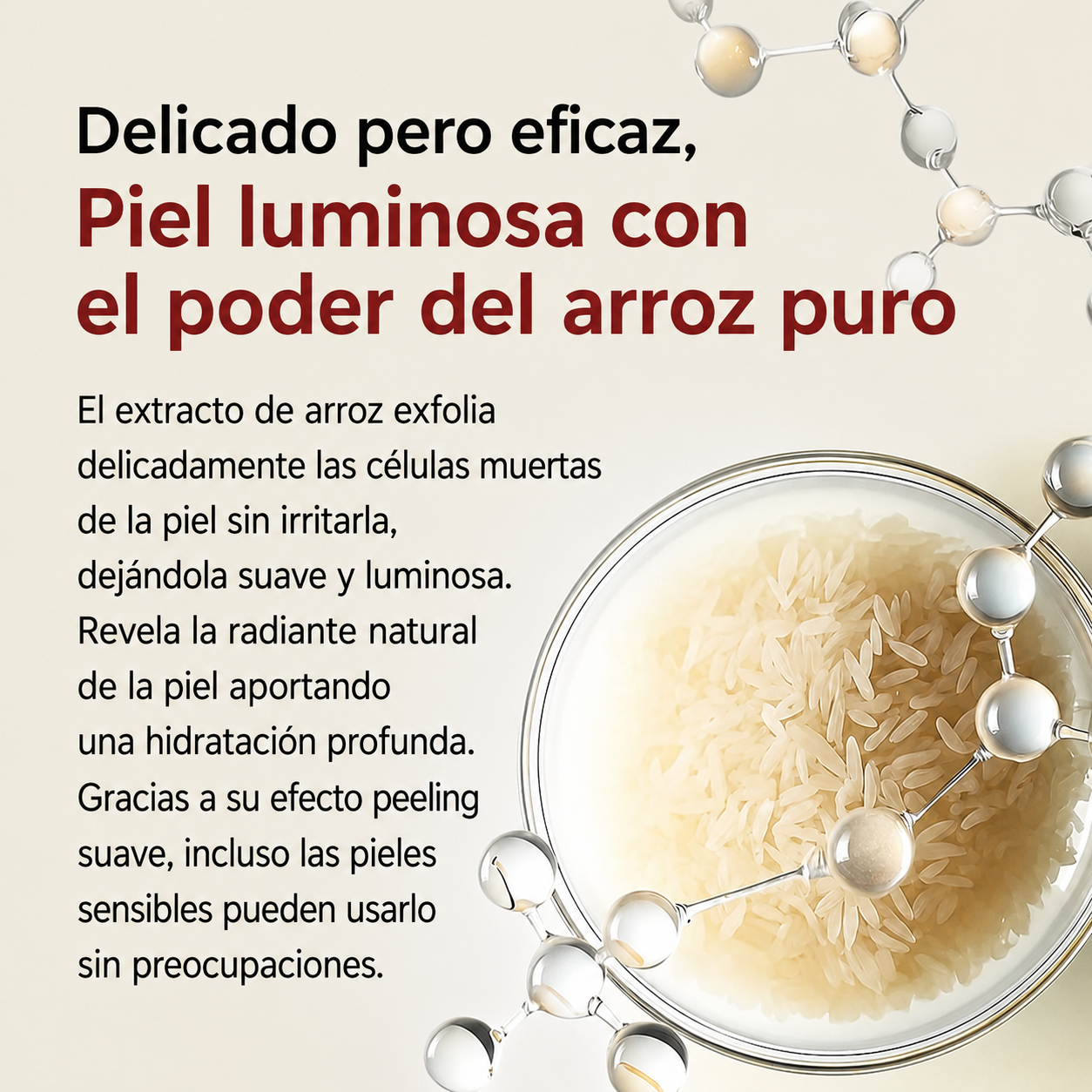 Suero Exfoliante Iluminador con Arroz™