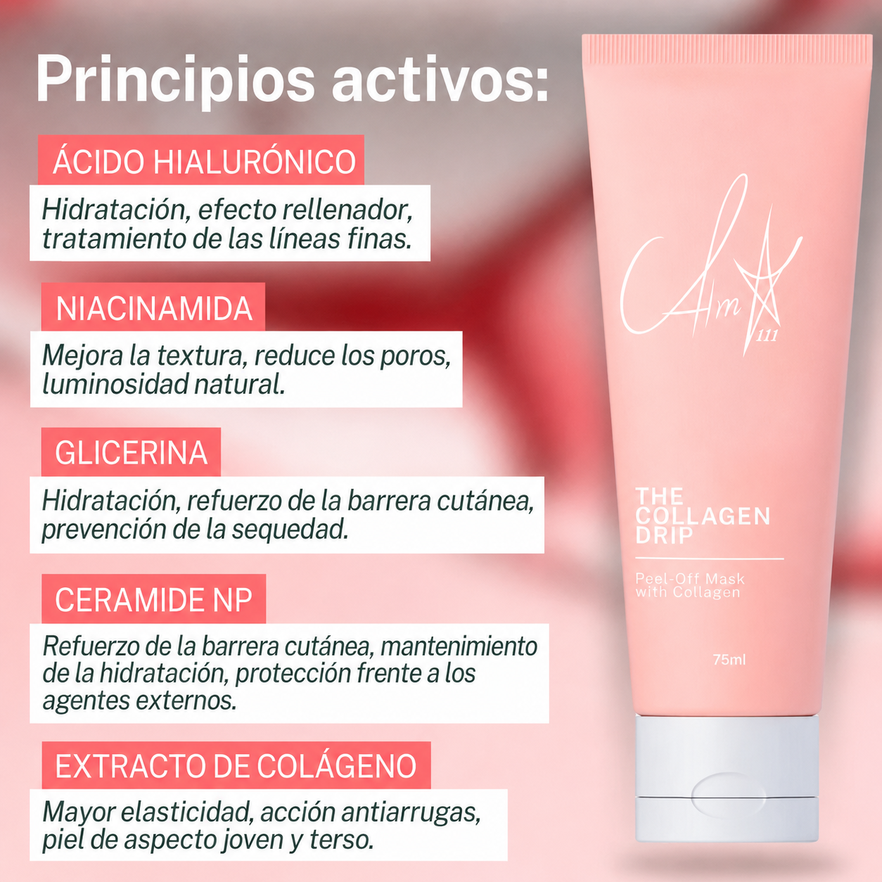 Mascarilla de Biocolágeno con Ácido Hialurónico